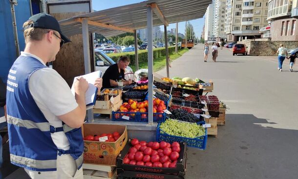 Незаконную торговлю овощами и бахчевыми пресекли в восьми районах Петербурга