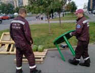 В Петербурге освободили еще 400 квадратных метров городской земли от незаконных торговых павильонов