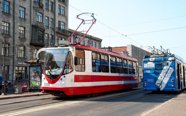 Трамваи перестанут ходить по Лиговскому проспекту с 19 августа по 1 октября