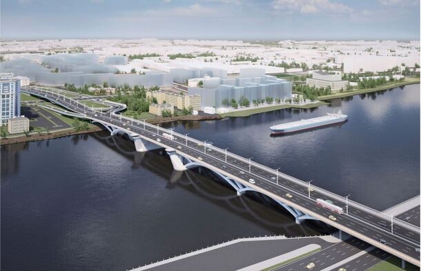Большой Смоленский мост начнут строить в Петербурге в декабре 2023 года