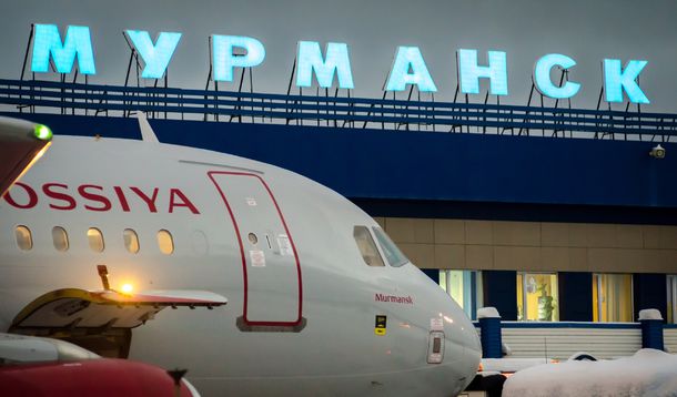 Аэропорт Мурманска возобновил работу 18 января после суточного перерыва из-за непогоды
