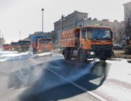 Неожиданная весна: коммунальщикам вновь не хватает техники для уборки Петербурга