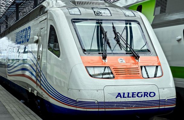 Движение поездов «Аллегро» между Петербургом и Хельсинки прекратится 28 марта