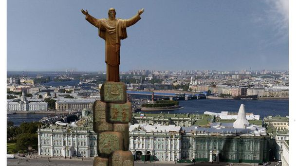 «Грандиозные трехмерные скульптуры абсолютно вне православной традиции», - утверждают эксперты