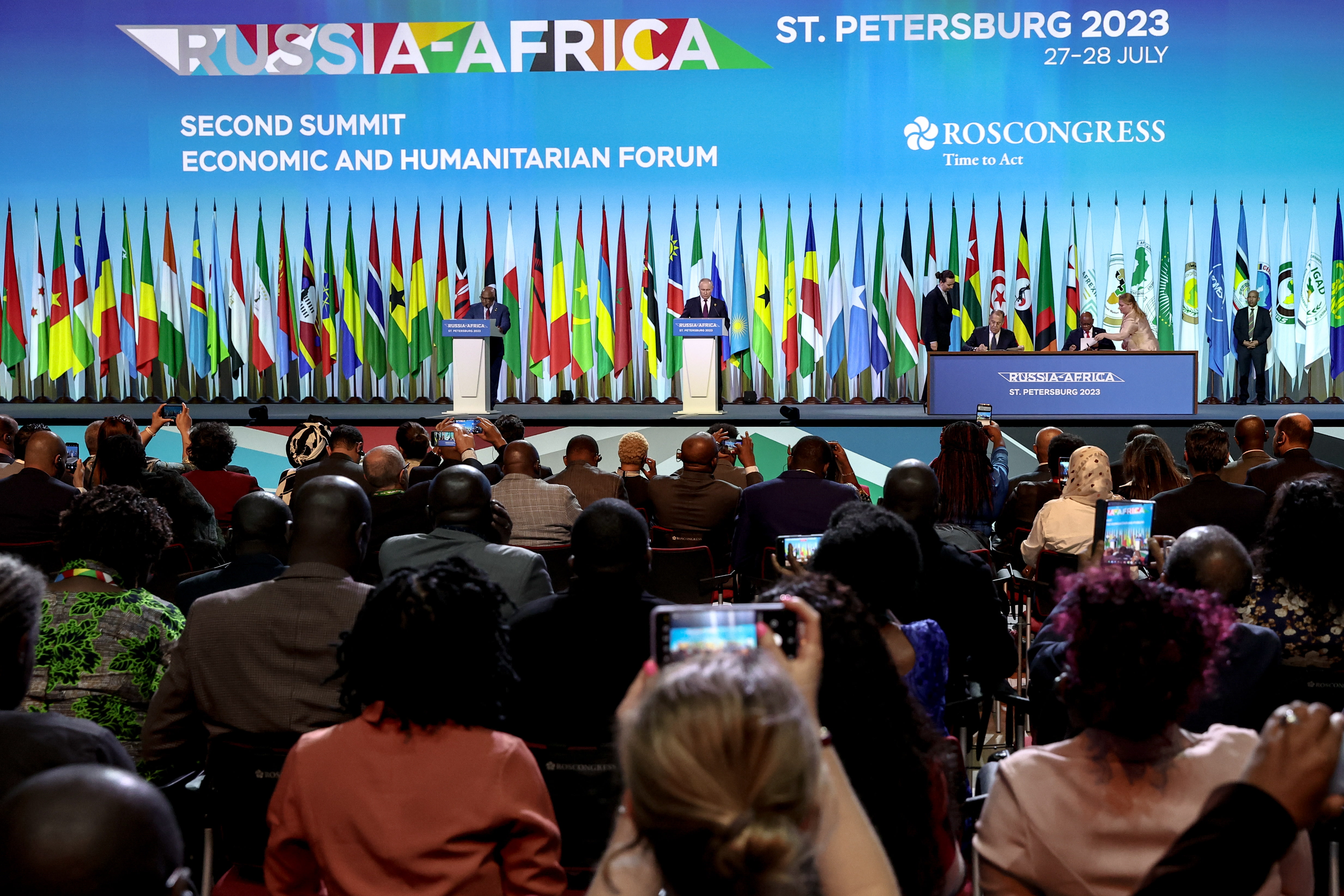В Росконгрессе подвели итоги второго саммита Россия — Африка
