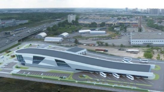 В Петербурге показали, как будет выглядеть новый автовокзал в Купчино