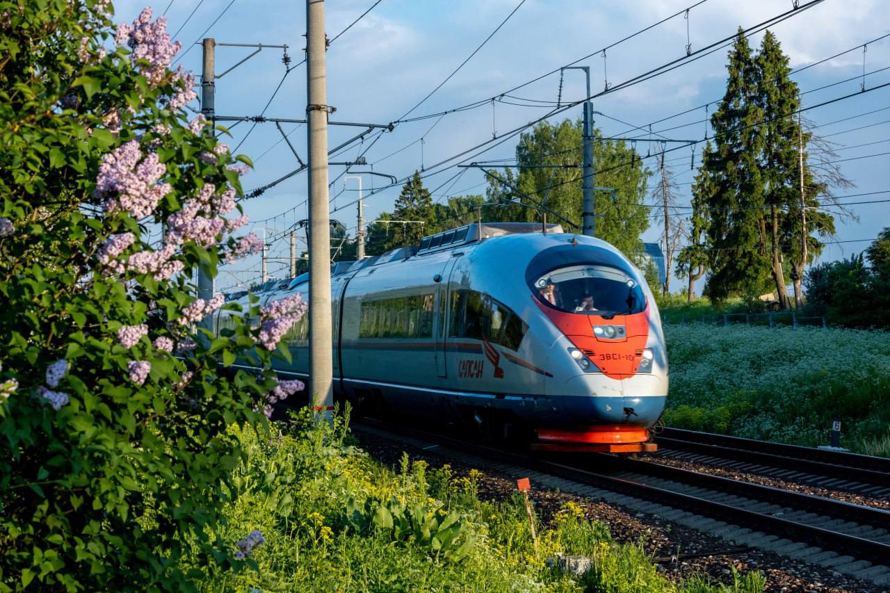 РЖД планирует запустить между Петербургом и Москвой высокоскоростные поезда с 12 остановками