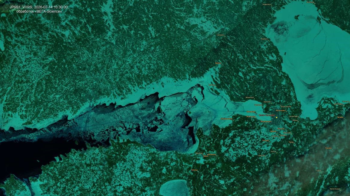 Финский залив на 80% покрылся льдом впервые за десять лет