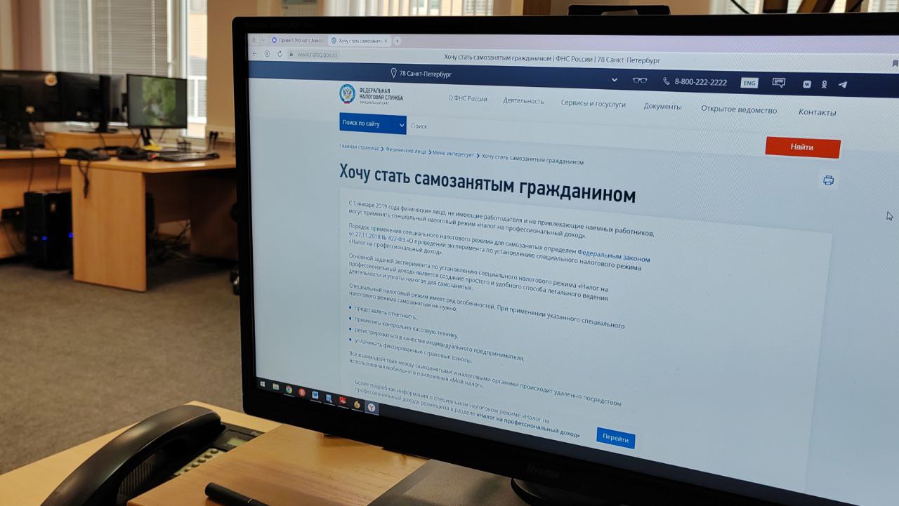 Число самозанятых в России выросло на 24% с января 2025 года