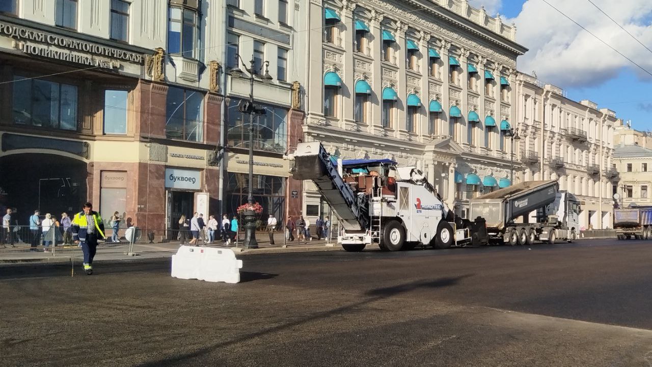 Второй этап ремонта Невского проспекта стартует 28 июня