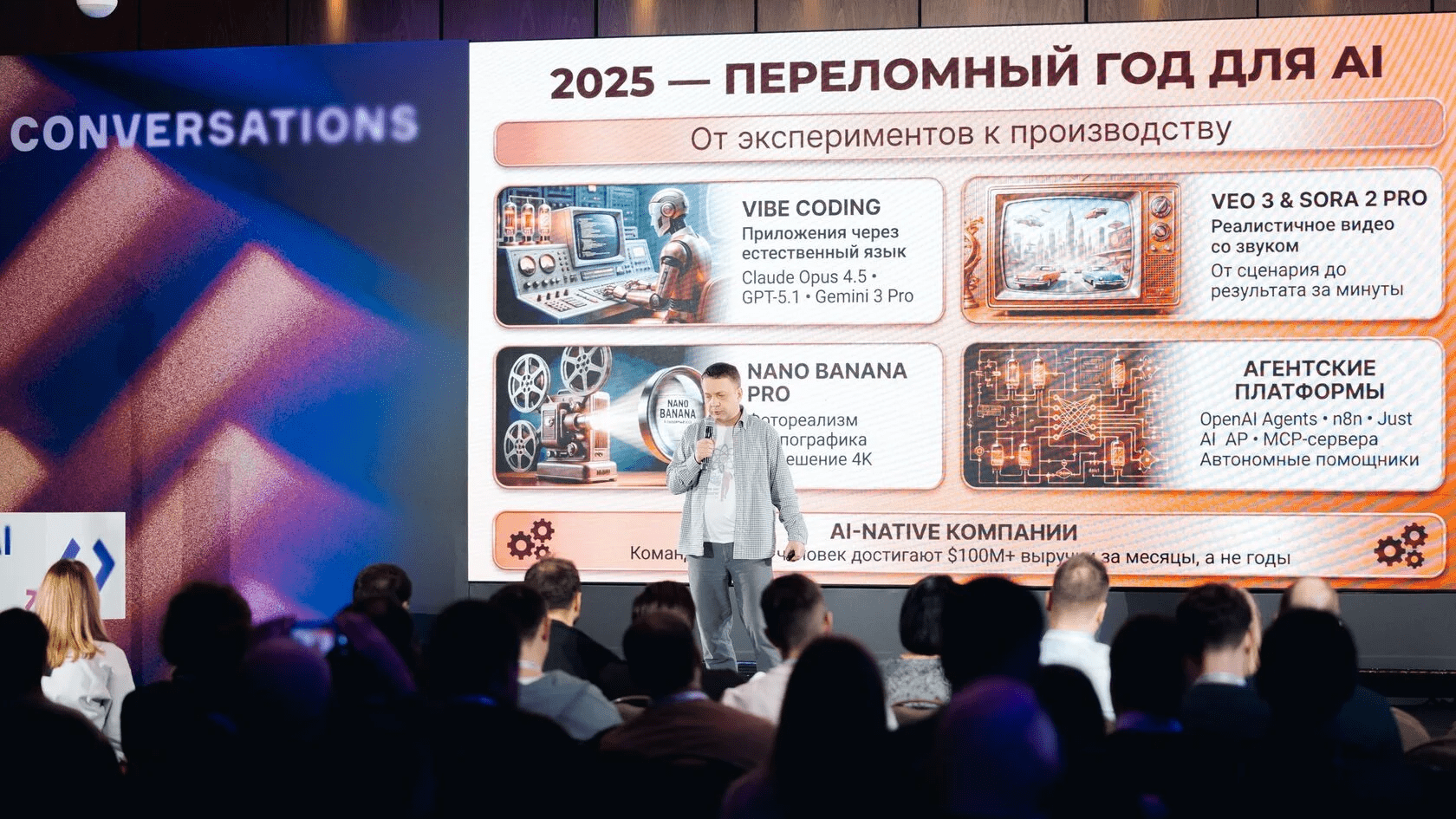 В Петербурге пройдёт ежегодная конференция Conversations по генеративному ИИ